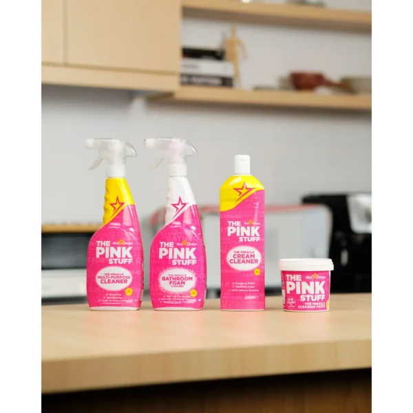 The Pink Stuff - Ultimate Bundle (1 Cleaning Paste, 1 Multi-Purpose Spray, 1 Cream Cleaner, 1 Bathroom Foam Cleaner) - Image 2