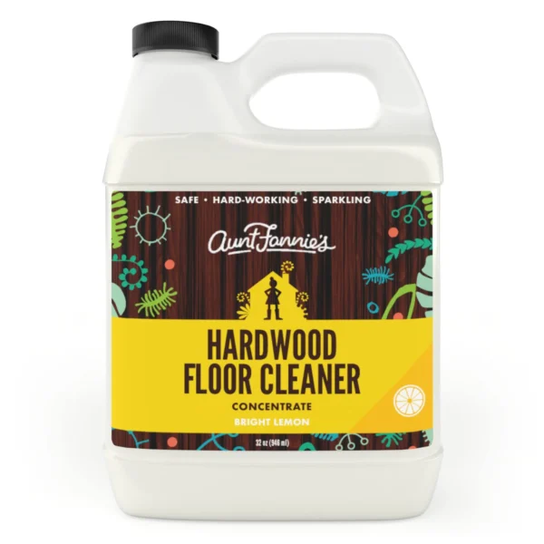 Aunt Fannie's Bright Lemon Hardwood Floor Cleaner - Refresh and Revitalize Your Floors!