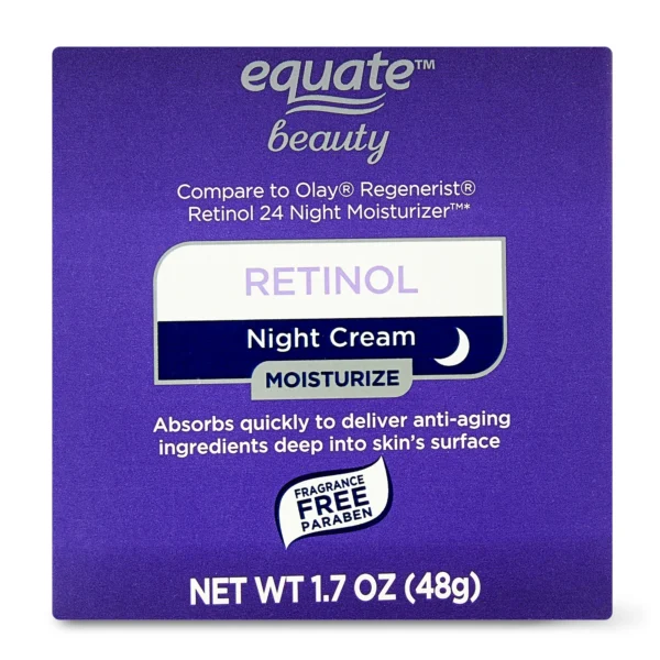 Equate Beauty Retinol Night Cream, 1.7 oz - Image 2