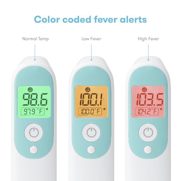 Frida Baby Thermometer, 3-in-1 Infrared Thermometer for Ear, Forehead & Touchless, FSA/ HSA Eligible Fever Thermometer for Baby, Infants ,Toddlers, Kids... - Image 3