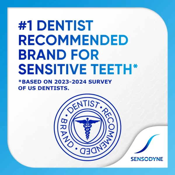 Sensodyne Extra Whitening Sensitive Toothpaste, Mint, 4 Oz, 3 Pack, for Adults - Image 3