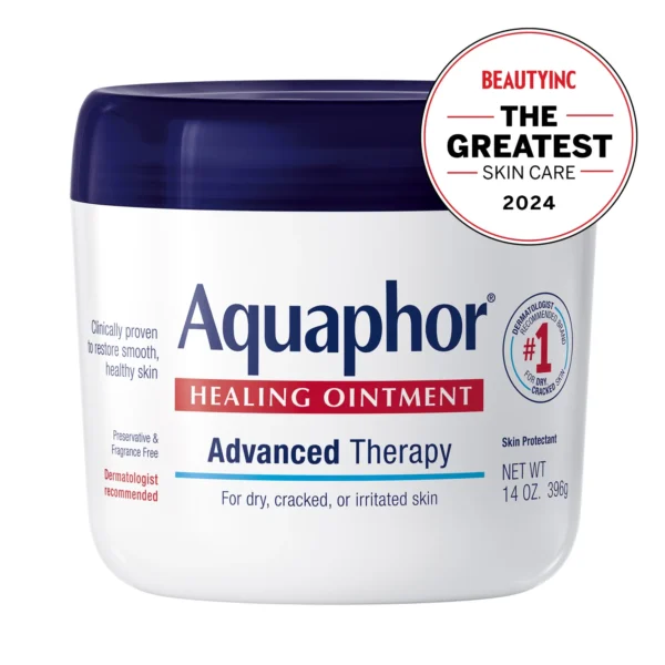 Aquaphor Healing Ointment Advanced Therapy Skin Protectant, 14 Oz Jar